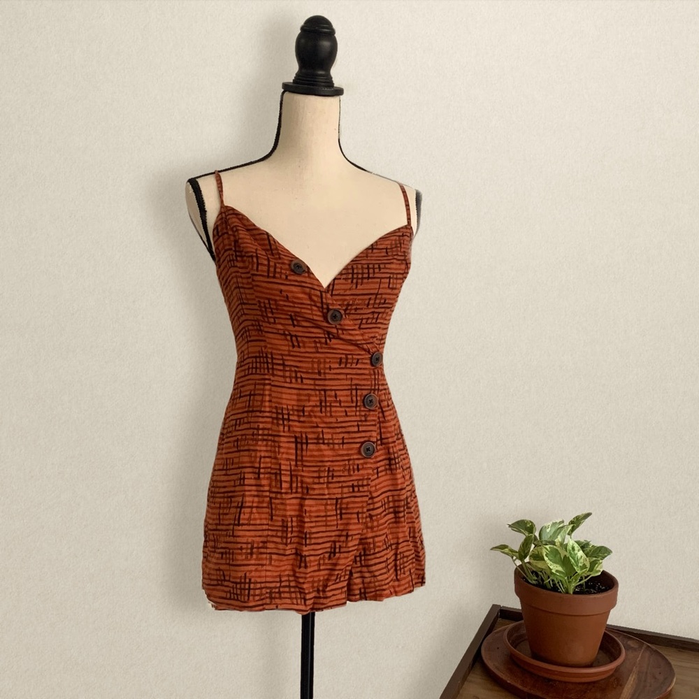 Terracotta Skort Playsuit